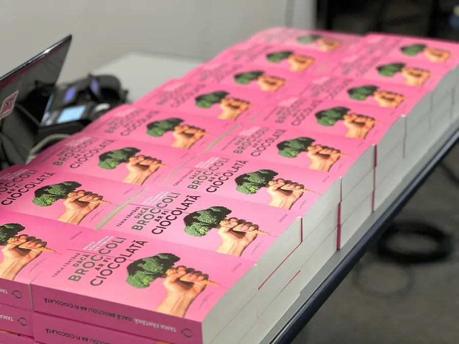 tania fantana, Tania Fântână a lansat cartea „Dacă broccoli ar fi ciocolată”