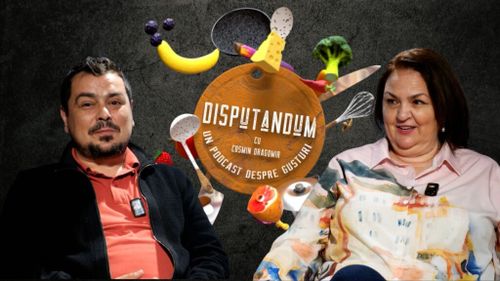 VIDEO | „DISPUTANDUM, un podcast despre gusturi cu Cosmin Dragomir” (Episodul 3) | Dana Pop, inginer alimentar: „Alimentele se vor face din ce în ce mai ieftine, cu mai multă apă și mai mult aer” / Ce ascund etichetele și cum ni s-a schimbat gustul