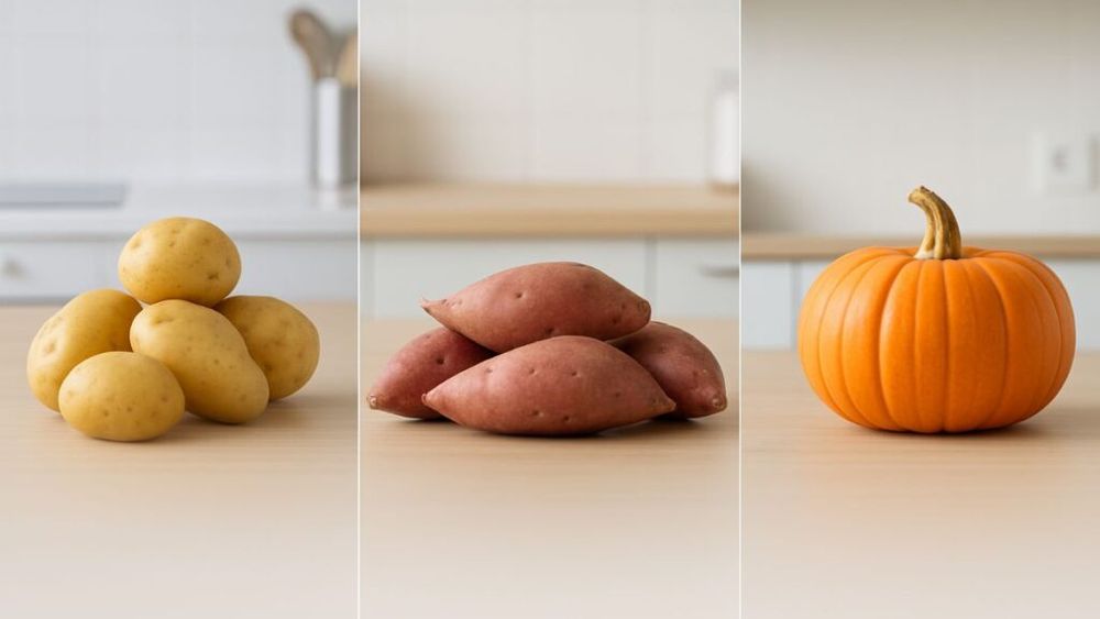 Cartofii, dovlecii și cartofii americani sunt pe lista scurtă de legume ideale în sezonul rece. Care e diferența dintre ele? Există un învingător absolut?