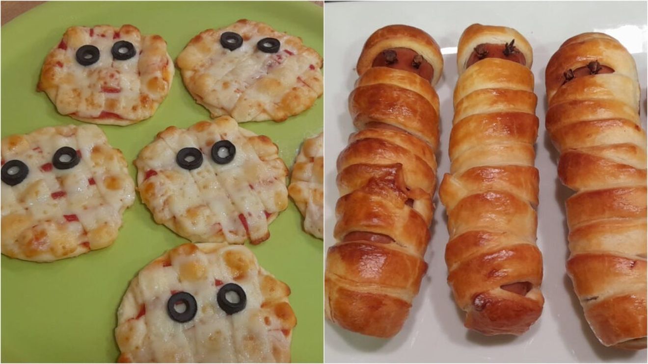 Mumii din pizza și crenvurști. This is Halloween/ O cină amuzantă pentru copii/ Rețetele Juanitei