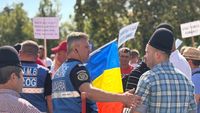 Amenzi de peste 10.000 de lei după protestul oierilor din Capitală. Jandarmii continuă verificările pentru identificarea altor participanți