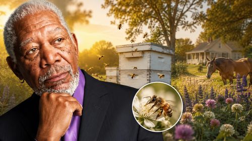 VIDEO | Morgan Freeman și-a transformat ferma într-un refugiu pentru albine. Actorul dedică 50 de hectare conservării naturii: „Nu am nevoie de o vilă uriașă cu cinci băi”