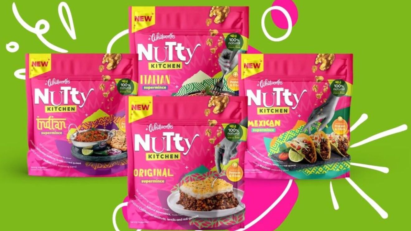 În loc de carne tocată, amestec de nuci măcinate, linte și quinoa roșie. Un produsul inovator, lansat recent pe piață de către compania britanică Whitworths în patru variante, care nu se adresează doar veganilor