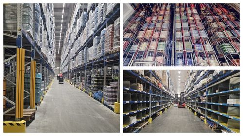 VIDEO | Am intrat într-unul dintre cele mai mari centre logistice din România. Cum este organizată marfa din cei peste 100.000 de paleți și cum lucrează cei 9 roboți care se mișcă printre rafturi cât un bloc de 11 etaje