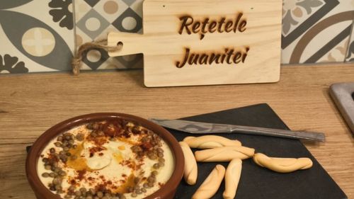 Rețetele Juanitei | Hummus de linte, dip-ul oriental care te va surprinde/ Extrem de nutritiv, constituie o gustare recomandată în orice ocazie