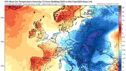 Val polar arctic peste Europa de Est, Centrală și Balcani: Scăderea bruscă a temperaturilor a distrus pomii înfloriți și a prejudiciat recolta de fructe din acest an/ Albinele au fost și ele afectate