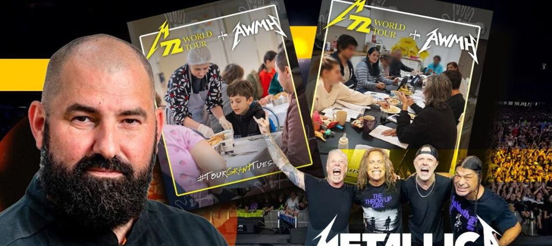 Trupa Metallica donează 90.000 de lei pentru două organizații din București care sprijină persoane vulnerabile și luptă împotriva foametei / Chef Adi Hădean (Social Food): „Metallica a umplut dintotdeauna stadioane, acum ne ajută să umplem și farfurii”