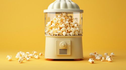 Poți face foarte rapid acasă la tine pop corn fără ulei, folosind un aparat creat special pentru asta