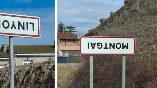 FOTO: Tăblițe cu numele localităților puse cu susul în jos: noul protest agricol care se extinde în Spania