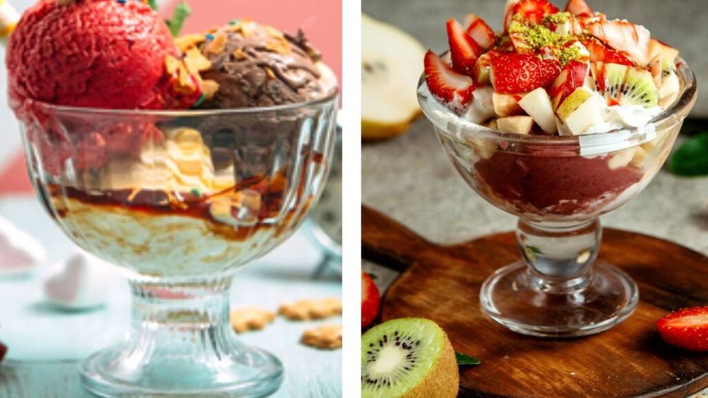 Înghețată sau salată de fructe, care îngrașă mai puțin? Câte calorii conține o porție din fiecare și de câtă mișcare e nevoie ca să le consumam