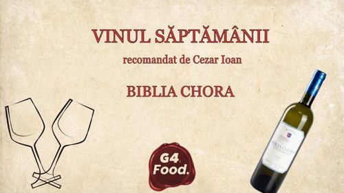 VIDEO | Vinul săptămânii: Biblia Chora, un alb grecesc cu spirit de vacanță / Cezar Ioan: Merge perfect și lângă pește și fructe de mare, dar și cu un gyros