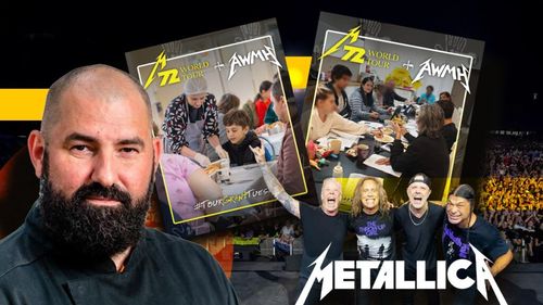 Chef Adi Hădean (Social Food): „Metallica a umplut dintotdeauna stadioane, acum ne ajută să umplem și farfurii” / Metallica donează 90.000 de lei pentru două organizații din București care sprijină persoane vulnerabile și luptă împotriva foametei