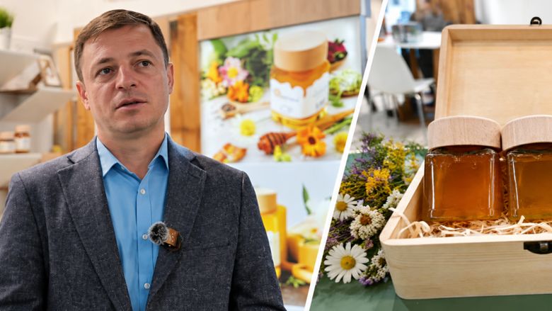 VIDEO | Afacere cu miere românească, construită pentru export: „Ne-a ajutat prezența la târgurile internaționale” / „Scopul nostru a fost să vindem miere ambalată la borcan, nu la butoi”