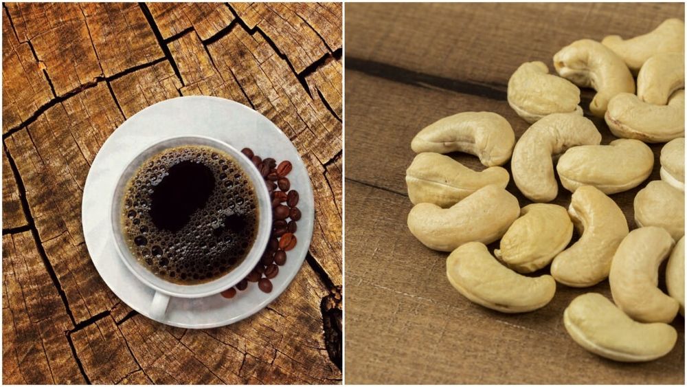 De ce ar trebui să eviți să mănânci caju și să bei cafea în același timp