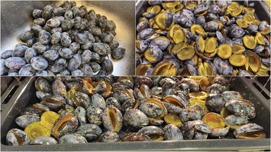 gem prune nuci la cuptor