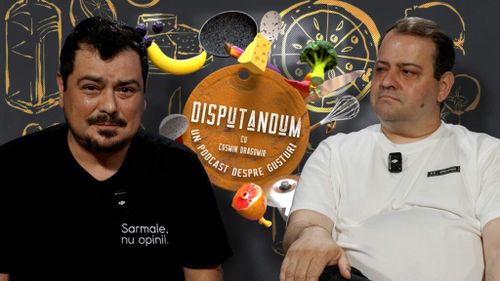 VIDEO | „DISPUTANDUM, un podcast despre gusturi cu Cosmin Dragomir” (Episodul 5) | Chef Nico Lontras: „Bucătăria românească nu trebuie distrusă, ci făcută mai bună” / „Avem bucătăria. Avem vinurile. Avem producătorii. Ne lipsesc doar logistica și strategia”