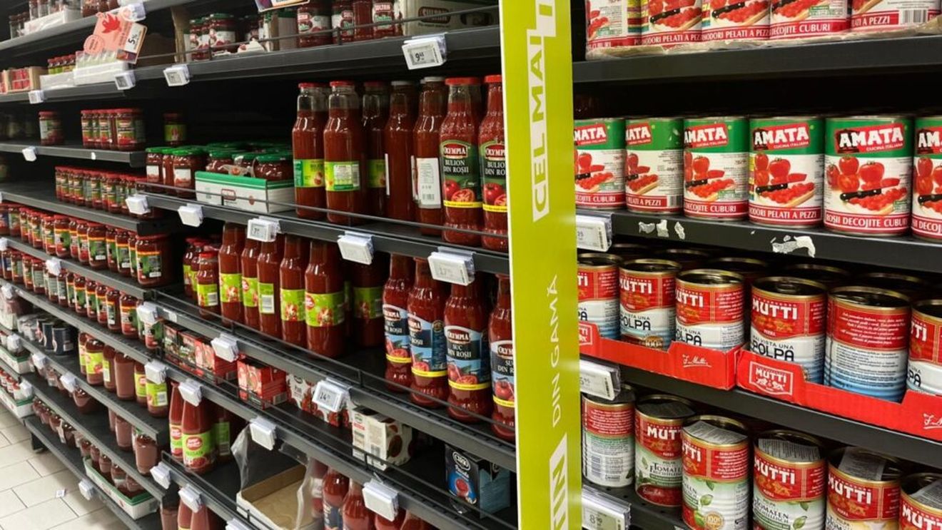 ANALIZĂ Raionul de bulion / Ce tipuri de roșii procesate găsim pe piață? / Reducere -30% la pasta de tomate Olympia / Giana, mini conserva pe care o poți găsi la prețul de 2 lei