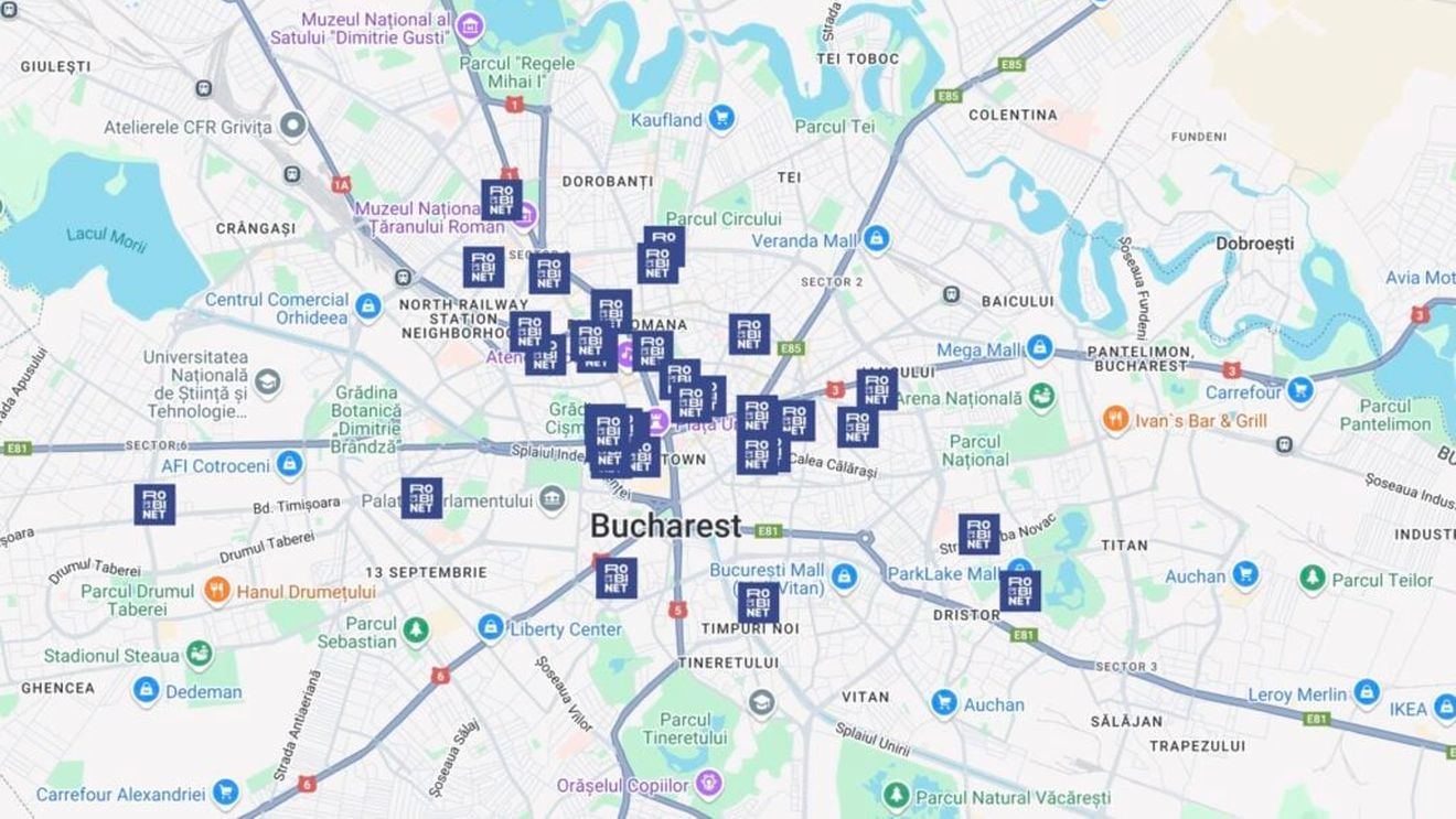 Harta apei de la robinet / Unde poți găsi cafenelele, restaurantele și magazinele care oferă gratuit apă