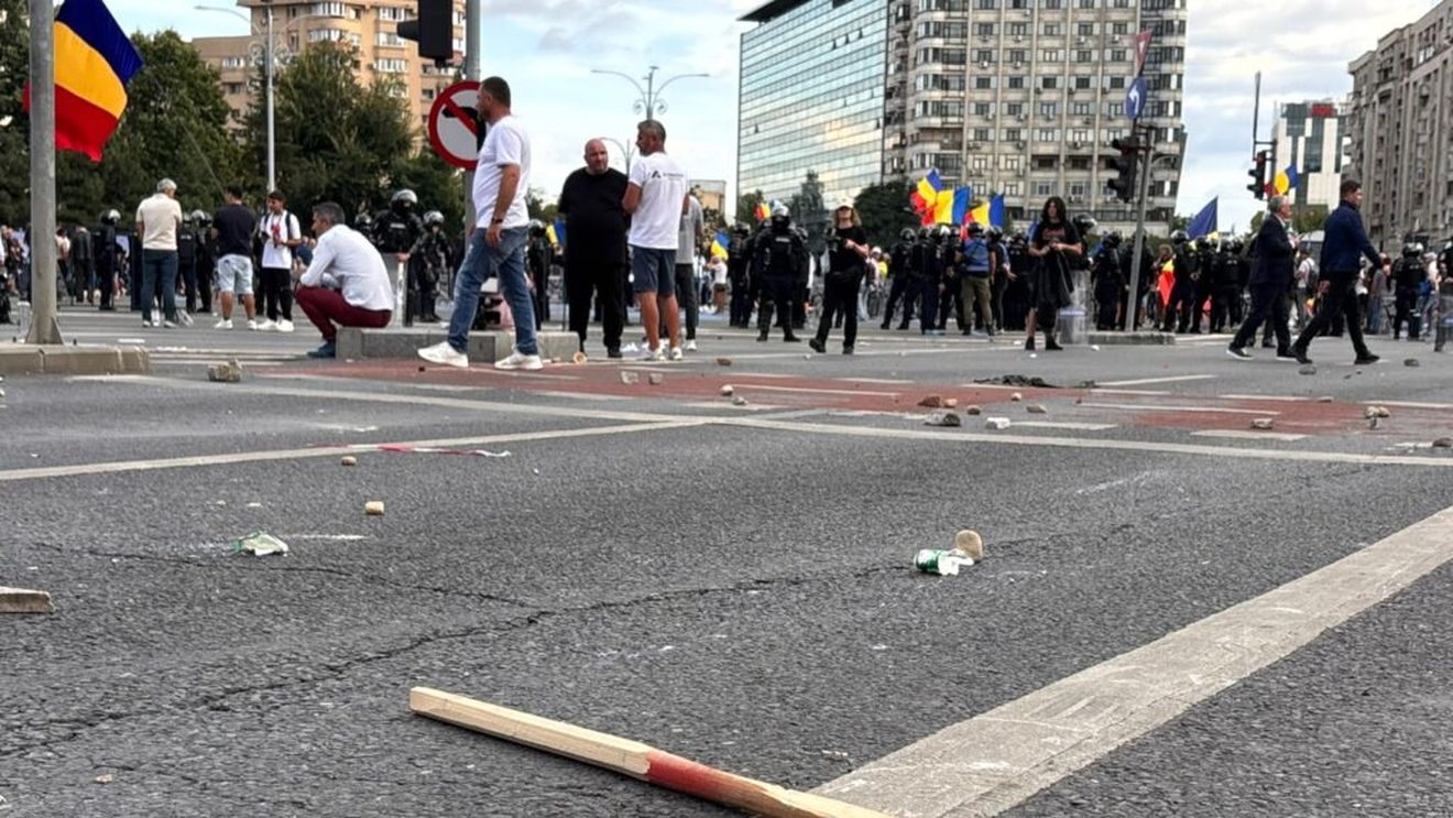 AUR cere autorităților să identifice public un bărbat surprins în imaginile din timpul protestului ciobanilor. Partidul se dezice de membrii AUR prezenți la protest