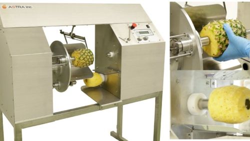 O companie japoneză de top duce automatizarea la nivelul următor: a inventat utilajul care decojește ananasul în doar 7 secunde / Investiția în noul decojitor se amortizează în doar 3 luni