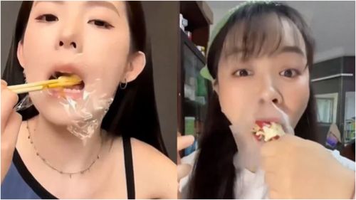 VIDEO „Să mănânci” cu un plastic în gură, trendul periculos de pe rețelele sociale, care promite satisfacerea poftelor alimentare fără a ingera calorii/ Un mod de a slăbi care vine cu riscuri și anxietate