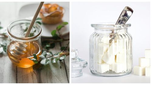 Ce alegem, miere sau zahăr? / Câte calorii are fiecare și cum cresc glicemia / Beneficii și riscuri asociate cu consumul