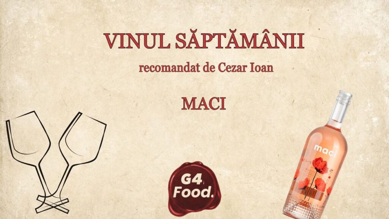 VIDEO | Vinul săptămânii: MACI de la Strunga Winery / Cezar Ioan: „Un vin ca o pictură, perfect pentru masă și conversație”