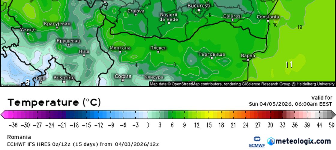 Până pe 10 aprilie, vreme bună pentru culturile agricole/ Local, vor fi episoade de instabilitate atmosferică