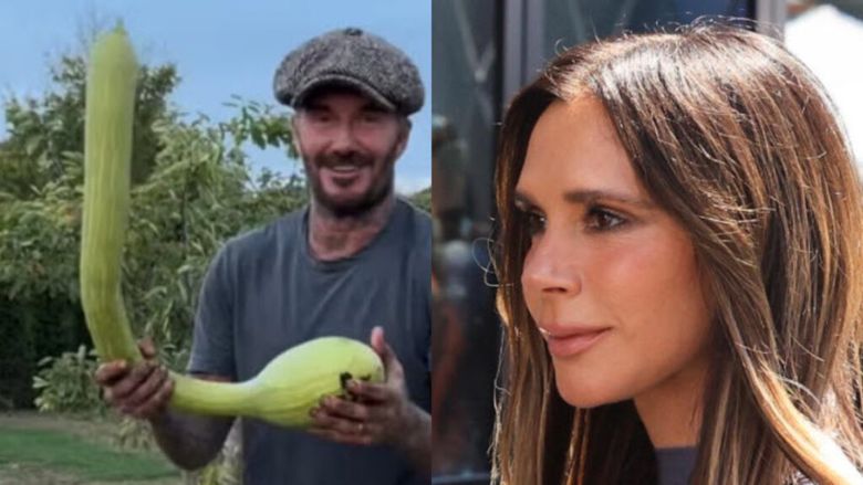 David Beckham își uimește soția cu legume bizare din propria grădină. Reacția savuroasă a Victoriei: „Iată o nouă legumă”