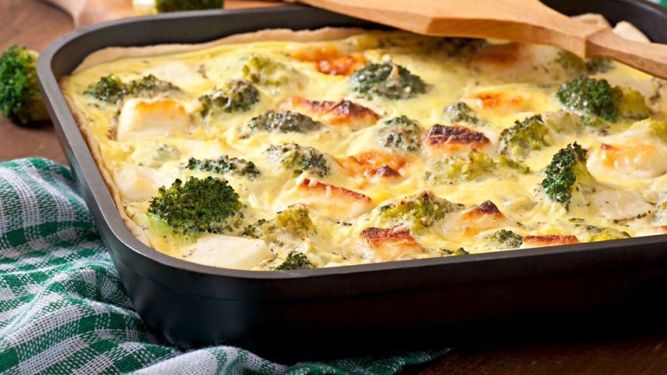 Omletă la cuptor cu feta și broccoli, pentru un mic dejun leneș de sfârșit de săptămână