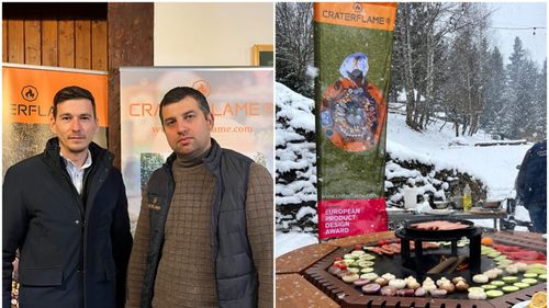 VIDEO | De la tradiție la inovație în gastronomia outdoor. Grătarul multifuncțional cu clește pentru slănină, lingură de lemn, șorț de piele și briceag personalizat