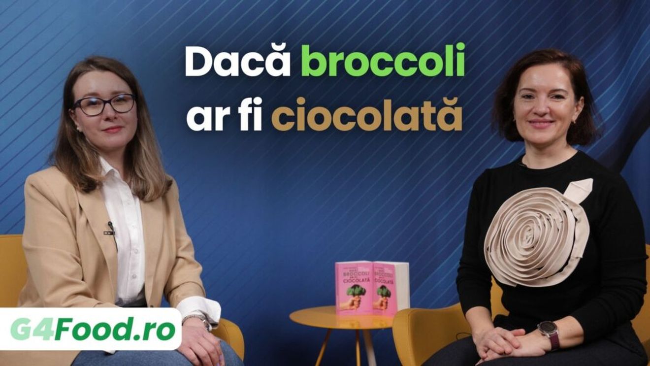 INTERVIU VIDEO | Tania Fântână, autoarea cărții „Dacă broccoli ar fi ciocolată”: Cititorii aș vrea să rămână cu impresia că pot învinge problema kilogramelor în plus. Conține multe meniuri și rețete simplu de făcut acasă