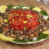VIDEO FOTO | Prânz ușor de weekend. Salată colorată cu două feluri de quinoa, năut și legume
