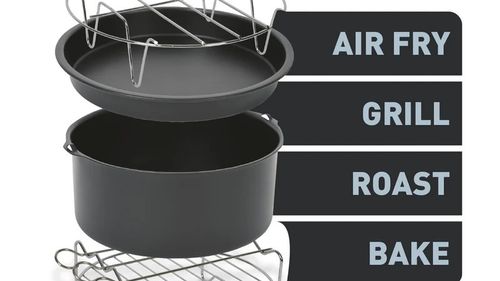 Toate accesoriile existente acum pe piață care pot fi folosite într-un air fryer și îi măreasc randamentul și optimizează timpii de gătire
