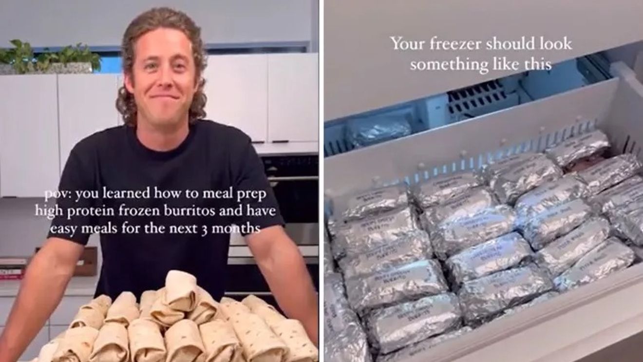 VIDEO Un tânăr a preparat peste 100 de burrito și i-a băgat la congelator: Ideea nu este să mănânc exclusiv burrito / Este un stoc de alimente la care am acces când nu am timp să gătesc