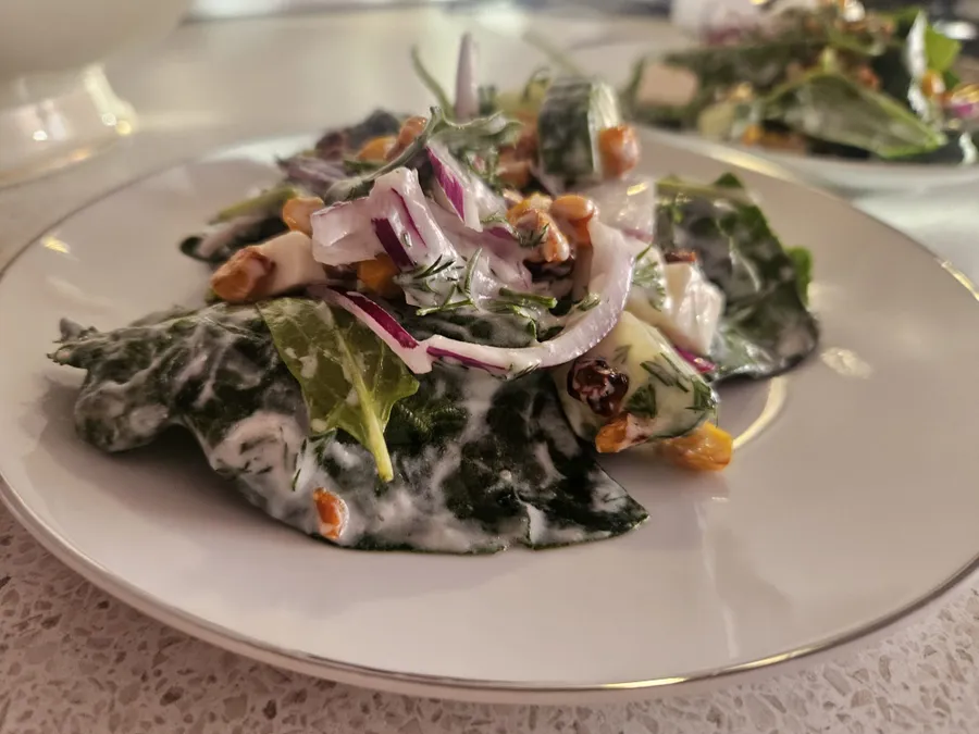 Salată cu porumb crocant la air fryer