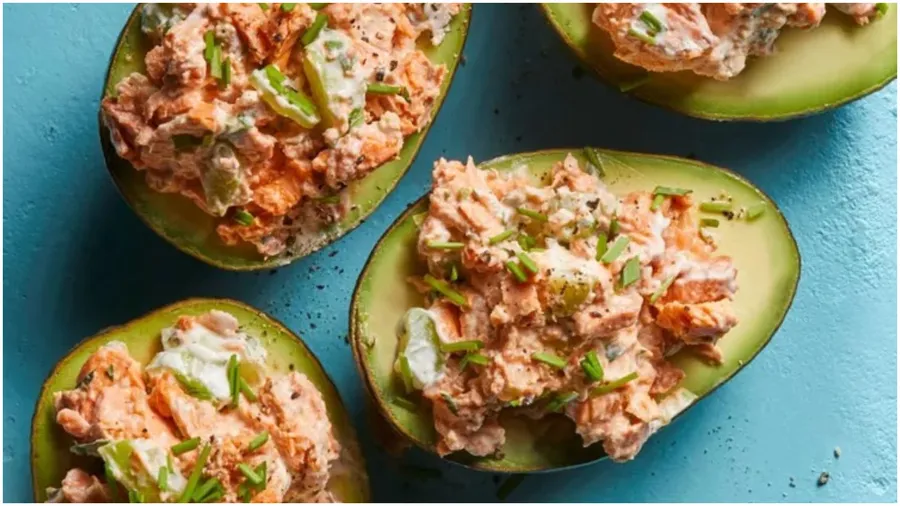 reteta, avocado, somon, avocado umplut cu somon