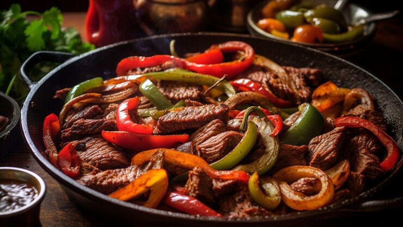 Comfort food pentru prânz sau cină: Pulpă de vită cu ardei. Se poate servi cu piure de cartofi, orez sau pâine