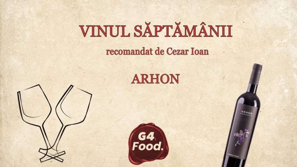 VIDEO | Vinul săptămânii: ARHON, Cabernet Franc / Cezar Ioan: „Tom Hardy în Taboo, dar în sticlă de vin”