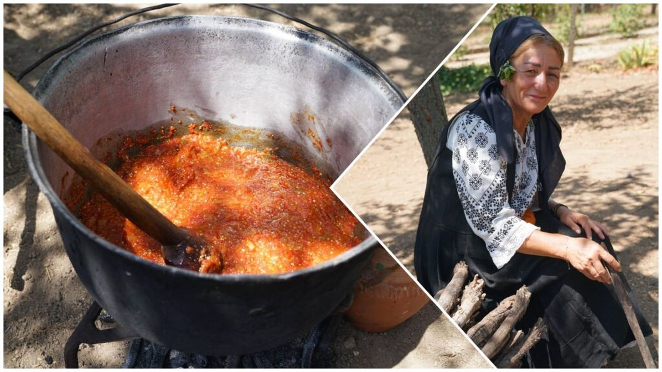 Secretele liuticii, deliciul din tomate de la nord și sud de Dunăre, explicate de bulgăroaicele din Izvoarele