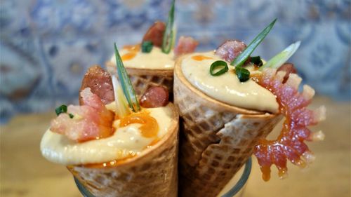 FOTO | Fasolea zolită a ajuns până la Bruxelles / Gastronomul Mircea Groza a transformat o mâncare tradițională într-un preparat de dineu diplomatic