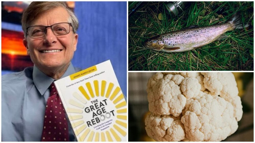 Un medic care susține că a „întinerit” cu 20 de ani mănâncă aceste 7 alimente-cheie în fiecare săptămână pentru a-și spori longevitatea. Printre ele, păstrăvul și conopida