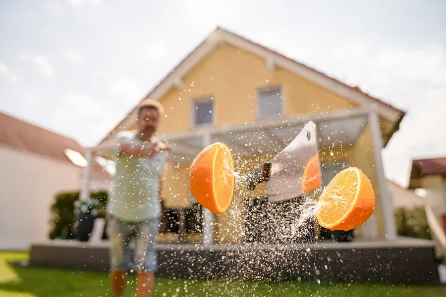 înghețată de casă, vară, simplu, sănătos