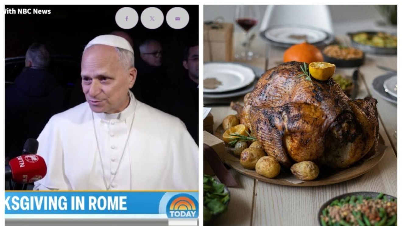 Prima cină americană de Ziua Recunoștinței la reședința Papei Leon/ Un chef din SUA a preparat curcan cu unt de trufe și o garnitură specifică din Chicago