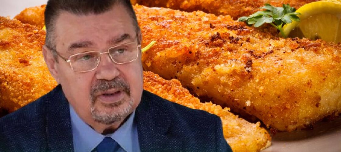 VIDEO: Cea mai simplă rețetă de pește pane / Marian Cuzdrioreanu explică pas cu pas cum prepară un macrou crocant și gustos: „Îl serviți cu mujdei de usturoi și mămăligă”