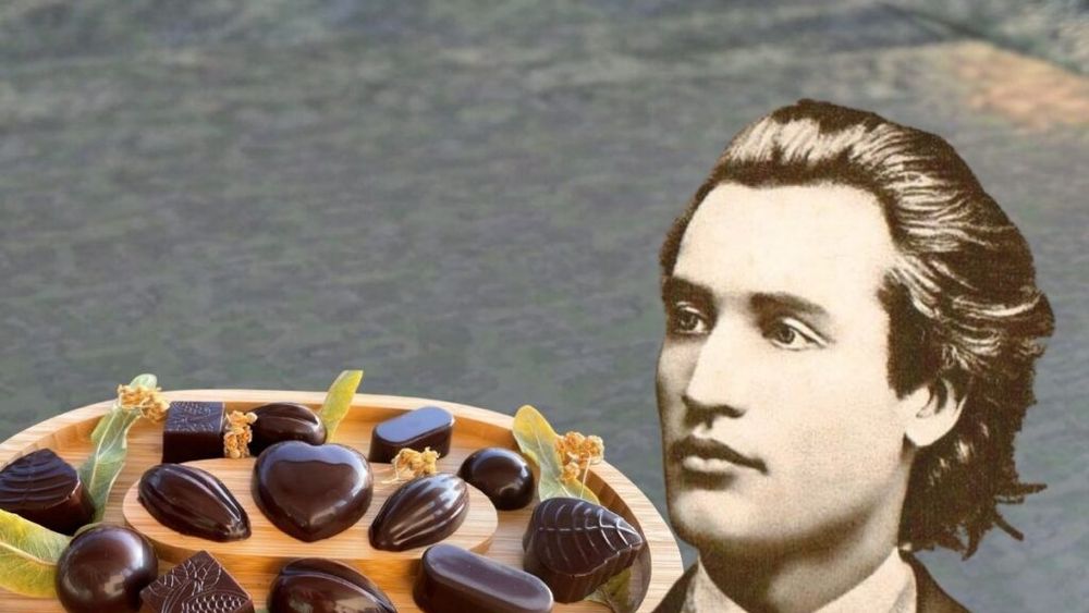 Ziua Culturii Naționale 2026 | Praline cu aromă de tei inspirate din alivencile moldovenești. Un omagiu adus lui Eminescu de Cătălin Ivanof, un chef-ciocolatier pasionat de poezie