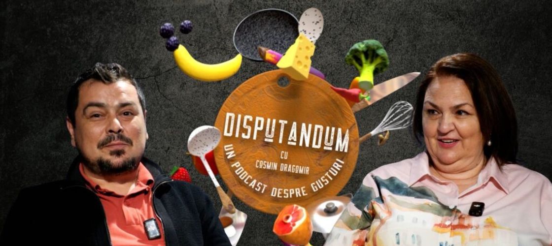 VIDEO | „DISPUTANDUM, un podcast despre gusturi cu Cosmin Dragomir” (Episodul 3) | Dana Pop, inginer alimentar: „Alimentele se vor face din ce în ce mai ieftine, cu mai multă apă și mai mult aer” / Ce ascund etichetele și cum ni s-a schimbat gustul
