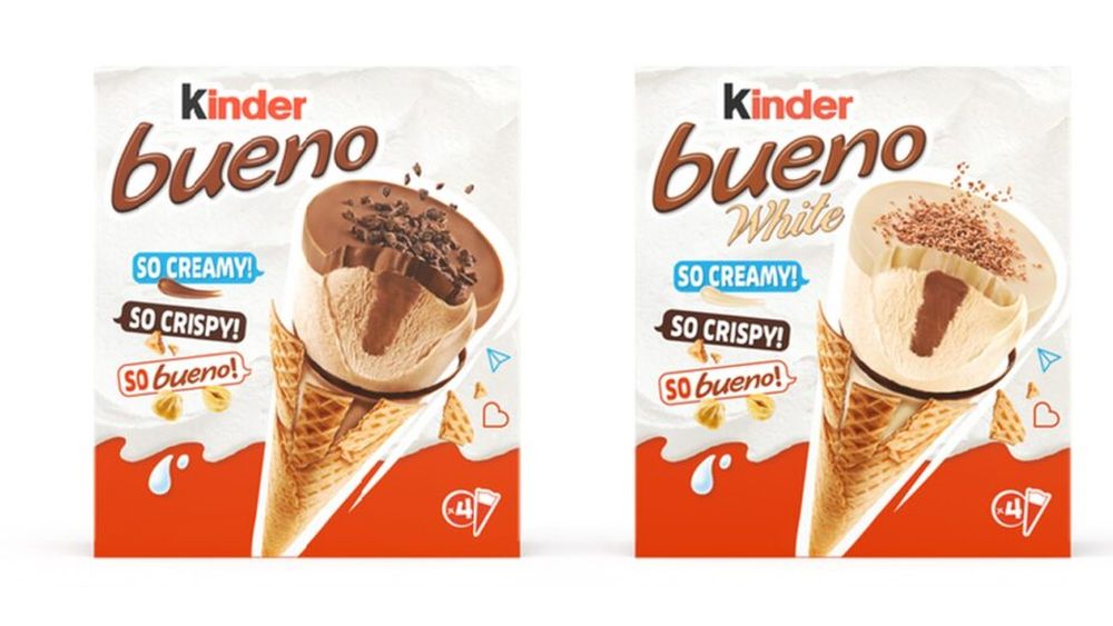 Ferrero UK lansează înghețata Kinder Bueno la cornet/Portofoliul de deserturi congelate se extinde
