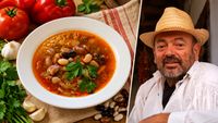 FOTO | „Pui die păsulă, că-i zamă die post!” / Rețeta veche, cu păstăi și roșii, culeasă de gastronomul  Mircea Groza 