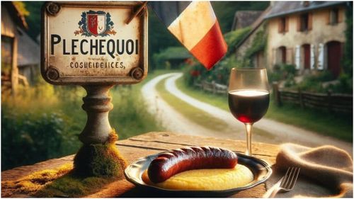 Păcăleala de 1 aprilie a Ambasadei Franței din România: Salutăm înfrăţirea între Buzău și Plechequoi-sur-Loire / Combinația ciudată propusă: cârnat cu mămăligă și vin roșu